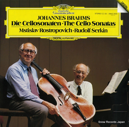 ROSTROPOVCH, MSTISLAV, AND RUDOLF SERKIN brahms; the cello sonatas 28MG0609