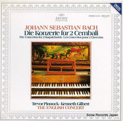 PINNOCK, TREVOR bach; the concertos for 2 harpsichords 28MA0019