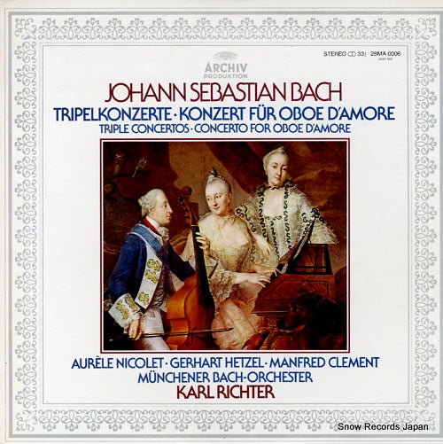 RICHTER, KARL bach; triple concerts 28MA0006