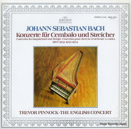 PINNOCK, TREVOR bach; concerto for harpsichord and strings 28MA0020