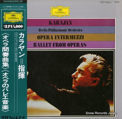 KARAJAN, HERBERT VON opera intermezzi / ballet from operas MG8585/6