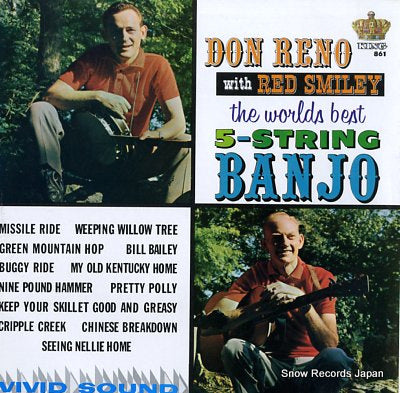 RENO, DON, AND RED SMILEY the world's best 5-string banjo KING861
