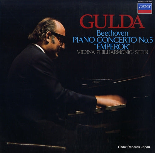 GULDA, FRIEDRICH beethoven; piano concerto no.5 "emperor" L18C5017