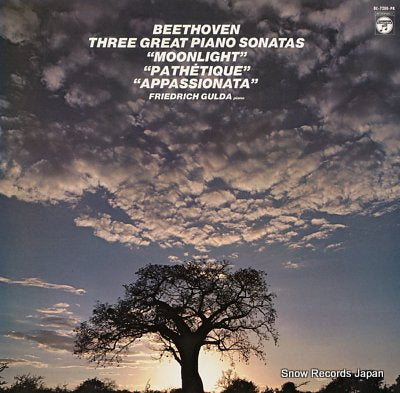 GULDA, FRIEDRICH beethoven; three great piano sonatas OC-7280-PK