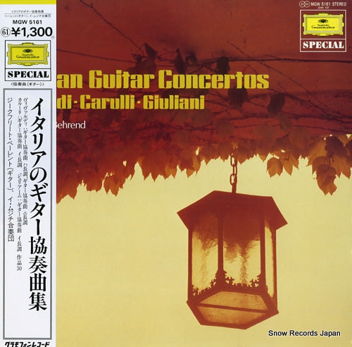 BEHREND, SIEGFRIED italian guitar concertos MGW5161
