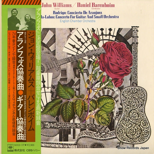 WILLIAMS, JOHN / DANIEL BARENBOIM rodrigo; concierto de aranjuez SOCO117