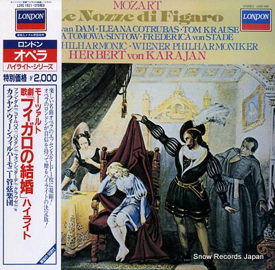 KARAJAN, HERBERT VON mozart; le nozze di figaro - highlights L20C1821