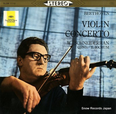 SCHNEIDERHAN, WOLFGANG beethoven; violin concerto SLGM-1110