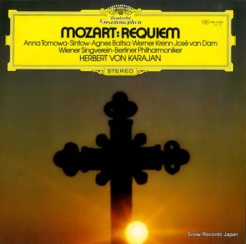 KARAJAN, HERBERT VON mozart; requiem k. 626 MG1029