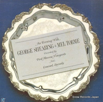 SHEARING, GEORGE, AND MEL TORME an evening with george shearing & mel torme CJ-190