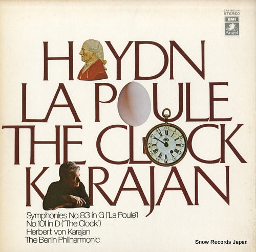 KARAJAN, HERBERT VON haydn; "the clock" & "la poule" EAA-85004