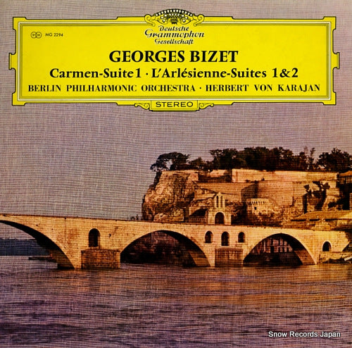 KARAJAN, HERBERT VON bizet; carmen-suite 1, l'arlesienne-suites 1 & 2 MG2294