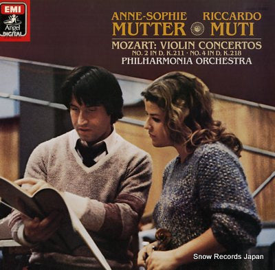MUTTER, ANNE-SOPHIE mozart; violin concertos no.2 & no.4 EAC-90117