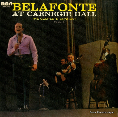 BELAFONTE, HARRY belafonte at carnegie hall vol.1 SRA-5090