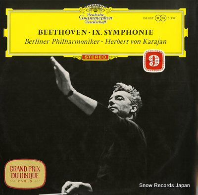 KARAJAN, HERBERT VON beethoven; ix.symphonie, symphonien 8&9(finale) SLPM-138807/08 / 138807 138808