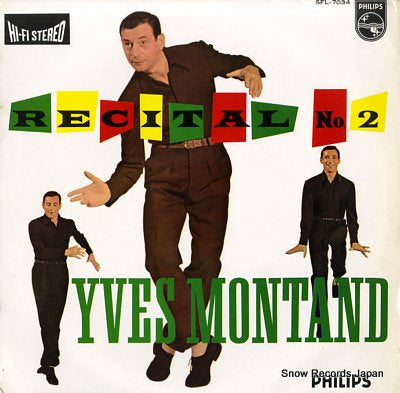 MONTAND, YVES recital no.2 SFL-7034