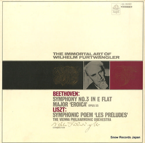 FURTWANGLER, WILHELM beethoven; symphony no.3 "eroica" AA.8260