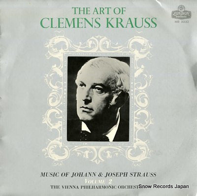 KRAUSS, CLEMENS the art of clemens krauss vol.2 MR5032