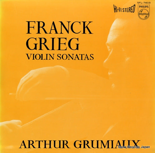 GRUMIAUX, ARTHUR franck / grieg; violin sonatas SFL-7603