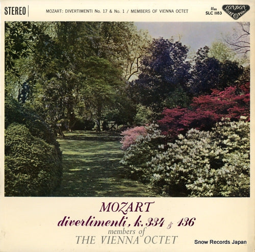 VIENNA OCTET, THE mozart; divertimenti no.17 & no.1 SLC1183