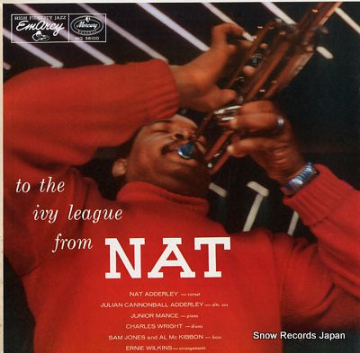 ADDERLEY, NAT to the ivy league from nat adderley MG36100