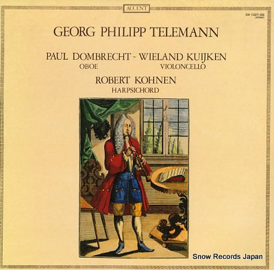 DOMBRECHT, PAUL telemann; suite from "getreue music-meister" OX-1227-AG