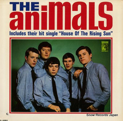 ANIMALS, THE includes their hit single "house of the rising sun" E-4264