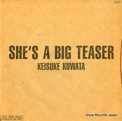 KUWATA, KEISUKE she's a big teaser H-34