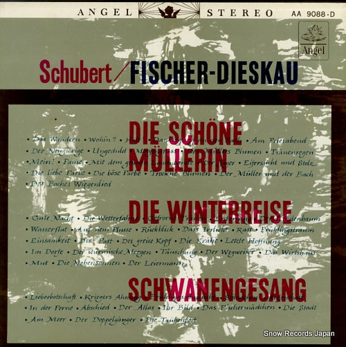 FISCHER-DIESKAU, DIETRICH schubert; die schone mullerin / die winterreise AA-9088.D