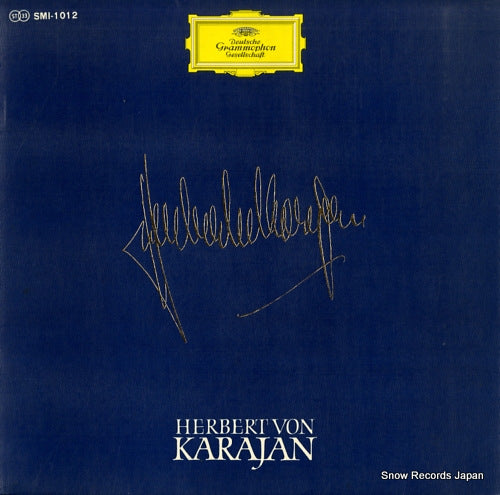 KARAJAN, HERBERT VON bei der probe der ix symphonie d-moll op.125 SMI-1012