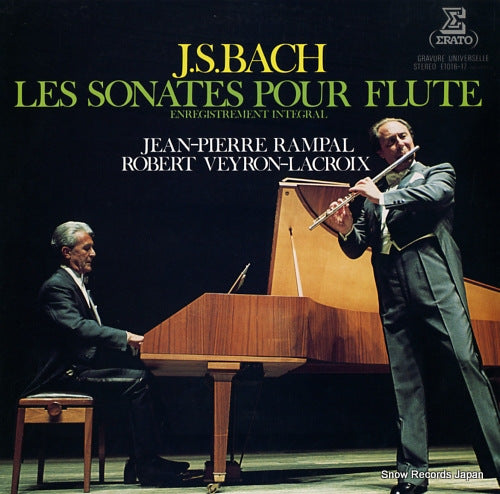 RAMPAL, JEAN-PIERRE bach; les sonates pour flute E-1016