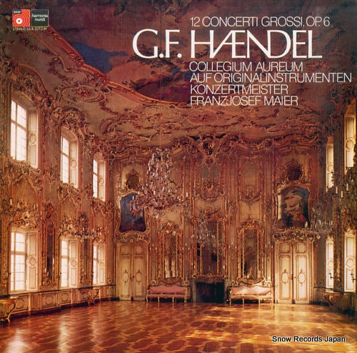 COLLEGIUM AUREUM handel; 12 concerti grossi, op.6 (3) ULX-3212-H