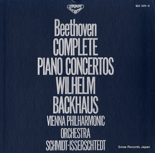 BACKHAUS, WILHELM beethoven; complete piano concertos SLC1571
