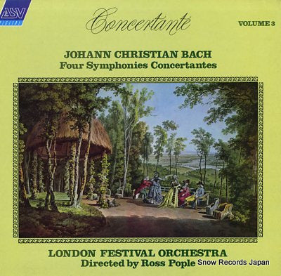 POPLE, ROSS j.c.bach; four symphonies concertantes DCA651