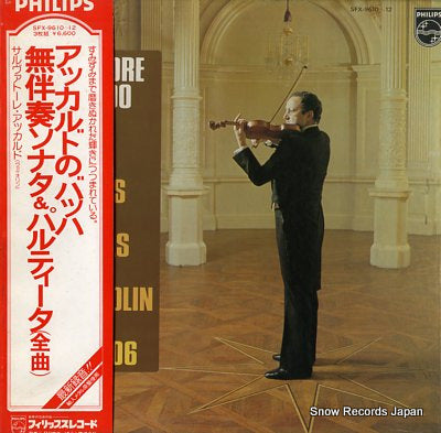 ACCARDO, SALVATORE bach; the sonatas and partitas for solo violin SFX-9610-12