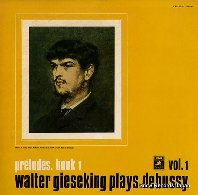 GIESEKING, WALTER plays debussy vol.1 EAC-60117