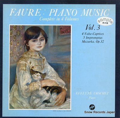 CROCHET, EVELYNE faure; piano music complete vol.3 H-4516V