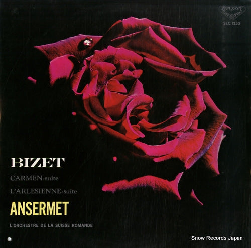 ANSERMET, ERNEST bizet; "carmen" suite, "l'arlesienne"suite SLC1233