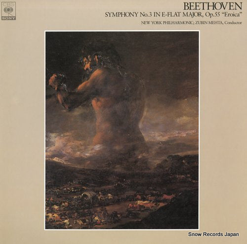 MEHTA, ZUBIN beethoven; symphony no.3 in e-flat major, op.55 "eroica" FCCA721