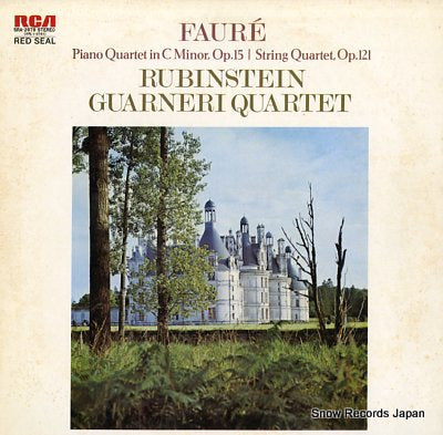 RUBINSTEIN, ARTUR faure; piano quartet in c minor, op.15 SRA-2978