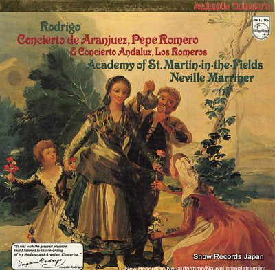 MARRINER, NEVILLE rodrigo; concierto de aranjuez 30PC-36