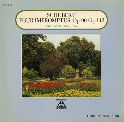 BADURA-SKODA, PAUL schubert; four impromptus, op.90 / op.142 DXM-10-MC