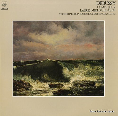 BOULEZ, PIERRE debussy; la mer, l'apres-midi d'un faune, jeux FCCA748