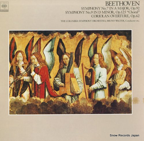 WALTER, BRUNO beethoven; symphony no.7 & 9 "choral" FCCA725-6