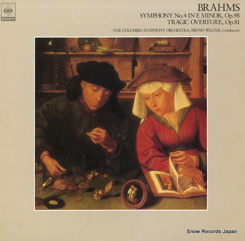 WALTER, BRUNO brahms; symphony no.4, tragic overture, op.81 FCCA735