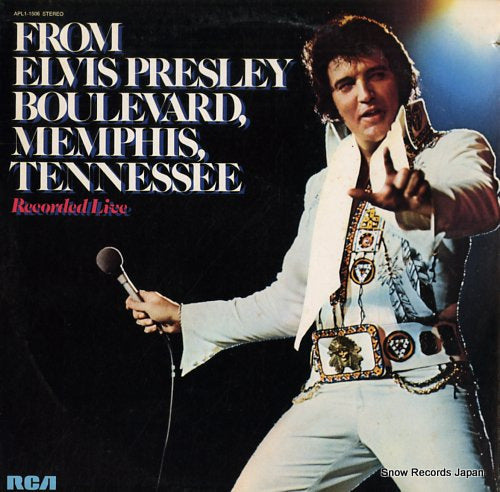 PRESLEY, ELVIS from elvis presley boulevard, memphis, tennessee APL1-1506