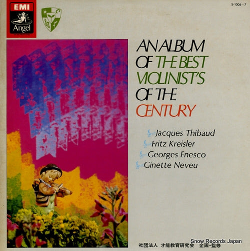 V/A an album of the best violinist's of the century S-1006