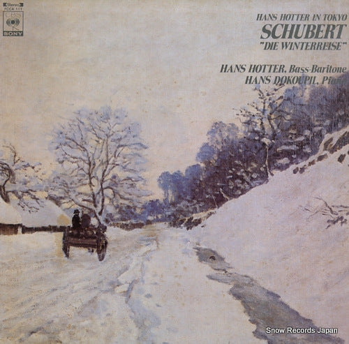 HOTTER, HANS schubert; die winterreise - hans hotter in tokyo FCCA111