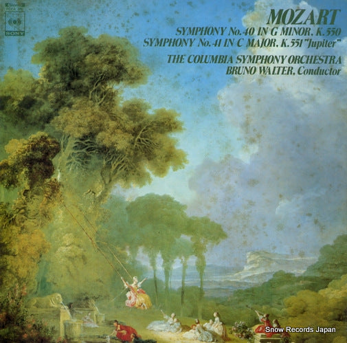WALTER, BRUNO mozart; symphony no.40 & 41 "jupiter" FCCA316