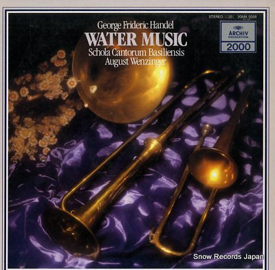 WENZINGER, AUGUST handel; water music 20MA0058